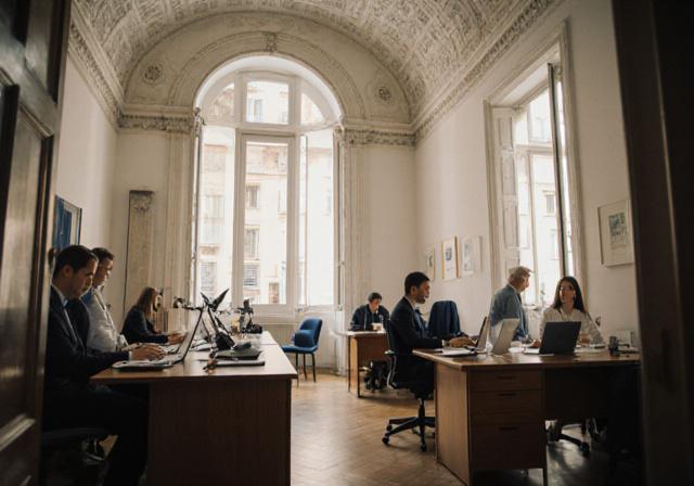 La redazione di Eco Notizie nel cuore di Roma